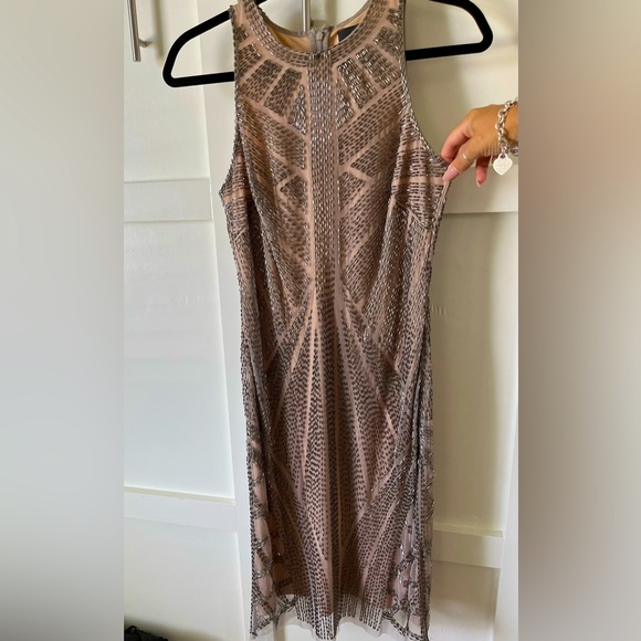 Adrianna Papell beaded dress size 8 - Picture 4 of 12